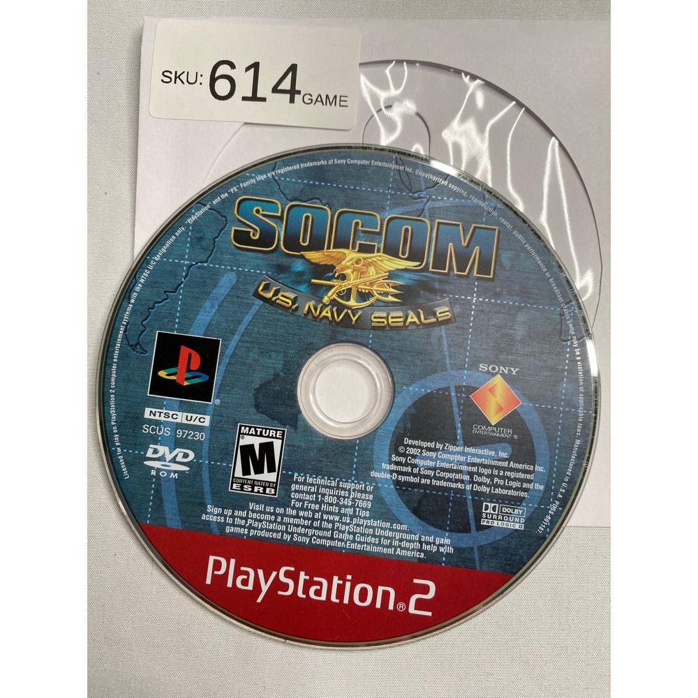 SOCOM US Navy Seals Sony PlayStation 2